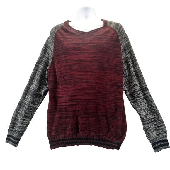 American Rag Mens Varsity Cotton Knit SIze 2XL Red/Gray/Black Winter Fall Comfy - Picture 1 of 8